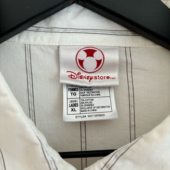 Disney Tinkerbell Long Sleeve Button Down Top - Picture 4 of 9